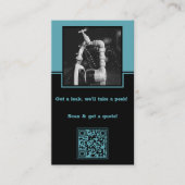 プロフェッショナルスローガンブループラムバービジネスカード ロイヤリティカード (正面)