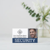 プロフェッショナルセキュリティガードの写真ID 名刺 (スタンド正面)
