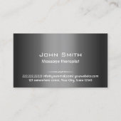 プロフェッショナルセラピスト金属マッサージセラピー 名刺 (正面)