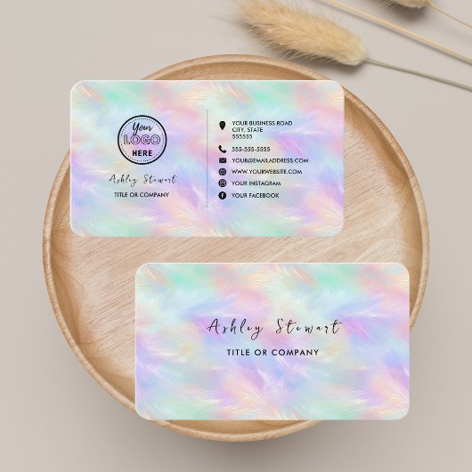 プロフェッショナルソーシャルメディアロゴオモダンパルスタイリッシュ 名刺