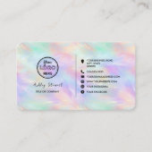 プロフェッショナルソーシャルメディアロゴオモダンパルスタイリッシュ 名刺 (正面)