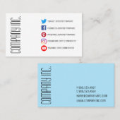 プロフェッショナルソーシャルメディア 名刺 (正面/裏面)