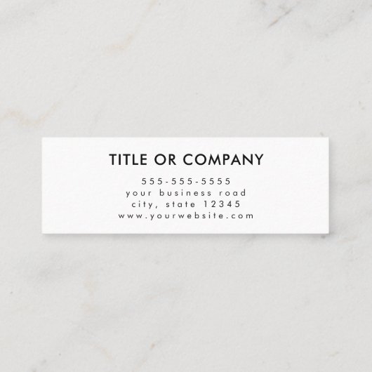 プロフェッショナルソーシャルメディ後を追アロゴMe Qrコード スキニー名刺 (裏面)