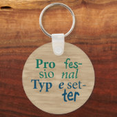 プロフェッショナルタイプセッターキーチェーン キーホルダー (正面)
