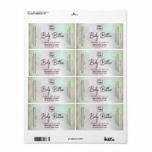 プロフェッショナルタイポグラフィホログラフィックロゴ ラベル (フルシート)