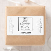 プロフェッショナルタイポグラフィ白黒ロゴプロダクト ラベル (インサイチュ)