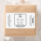 プロフェッショナルタイポグラフィ白黒ロゴプロダクト ラベル (インサイチュ)