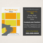 プロフェッショナルタイル – Tiler名刺 (正面&裏面)