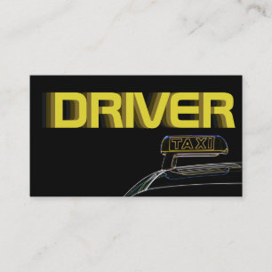 プロフェッショナルタクシー運転手の名刺 名刺