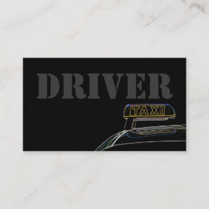 プロフェッショナルタクシー運転手の名刺 名刺