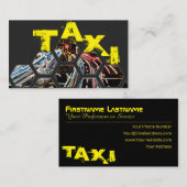 プロフェッショナルタクシー運転手の名刺 名刺 (正面/裏面)