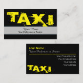 プロフェッショナルタクシー運転手の名刺 名刺 (正面/裏面)