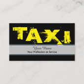 プロフェッショナルタクシー運転手の名刺 名刺 (正面)