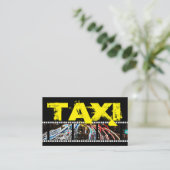 プロフェッショナルタクシー運転手の運転手バス 名刺 (スタンド正面)
