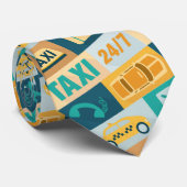 プロフェッショナルタクシー運転手アイコニック設計 ネクタイ (ロール)