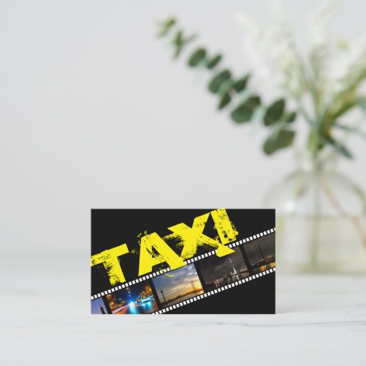 プロフェッショナルタクシー運転手タクシー運転手 名刺 (スタンド正面)