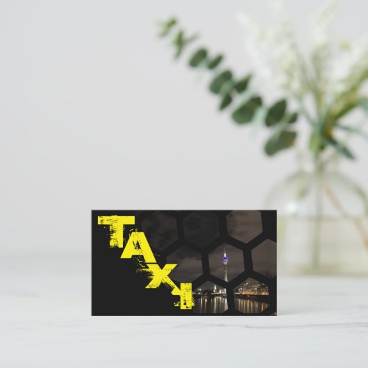 プロフェッショナルタクシー運転手タクシー運転手 名刺 (スタンド正面)