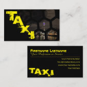 プロフェッショナルタクシー運転手タクシー運転手 名刺 (正面/裏面)