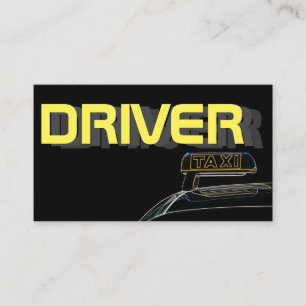 プロフェッショナルタクシー運転手タクシー運転手 名刺