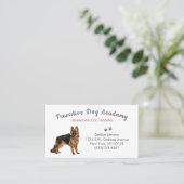 プロフェッショナルタンドイツ羊飼い犬トレーニング 名刺 (スタンド正面)