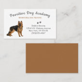 プロフェッショナルタンドイツ羊飼い犬トレーニング 名刺 (正面/裏面)