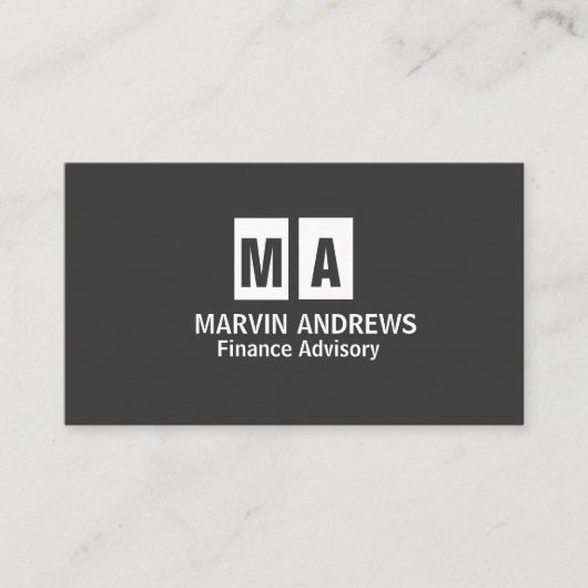 プロフェッショナルダエレガントークグモダンレーシンプル 名刺 (正面)