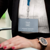 プロフェッショナルダスティブルー会社のロゴID バッジ