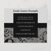 プロフェッショナルダマスク記念カード (裏面)