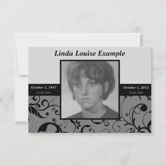 プロフェッショナルダマスク記念物カード 招待状 (正面)