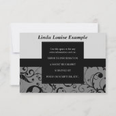 プロフェッショナルダマスク記念物カード 招待状 (裏面)