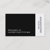 プロフェッショナルダンススタジオインストラクター 名刺 (裏面)