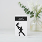 プロフェッショナルダンススタジオインストラクター 名刺 (スタンド正面)