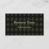 プロフェッショナルダークアーガイル名刺 名刺 (正面)
