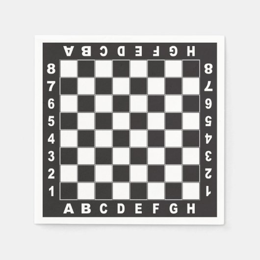 プロフェッショナルチェステーブル スタンダードカクテルナプキン (正面)