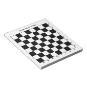 プロフェッショナルチェス盤(数字と文字) ノートパッド (アングル)