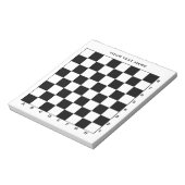 プロフェッショナルチェス盤(数字と文字) ノートパッド (回転)