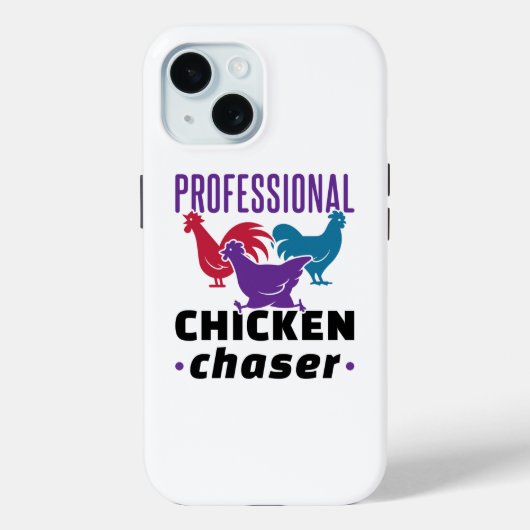 プロフェッショナルチキンチェーカラフルサーチキン Case-Mate iPhoneケース (裏面)