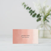 プロフェッショナルチックミニマリストウォーターカラーペイントブラシ 名刺 (スタンド正面)