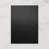 プロフェッショナルチョビーモダングレイ黒一文字 名刺 (裏面)