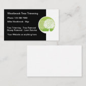 プロフェッショナルツリーのトリミング及び取り外しサービス 名刺 (正面/裏面)