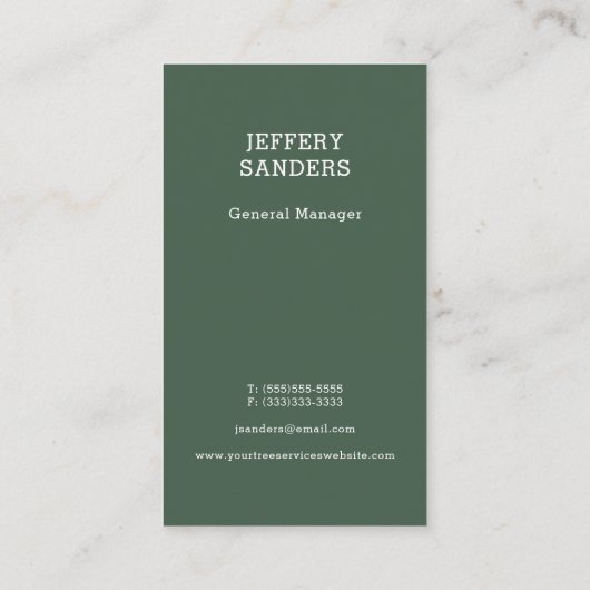 プロフェッショナルツリーの削除名刺 名刺 (裏面)