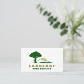 プロフェッショナルツリートリミングサービスQRコード 名刺 (スタンド正面)