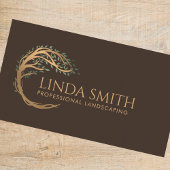 プロフェッショナルツリーローン気に造園ランドスカー 名刺