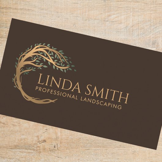 プロフェッショナルツリーローン気に造園ランドスカー 名刺