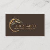 プロフェッショナルツリーローン気に造園ランドスカー 名刺 (正面)