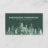 プロフェッショナルツリー切断トリミングサービス 名刺 (正面)
