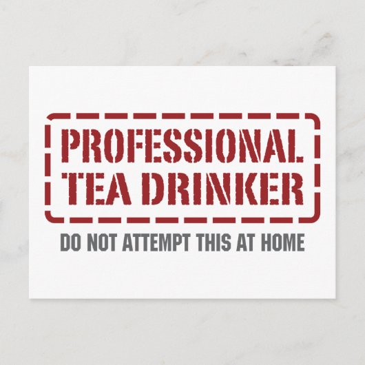 プロフェッショナルティードリンカー ポストカード (正面)