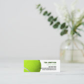 プロフェッショナルテニスコートテニスボール スキニー名刺 (スタンド正面)