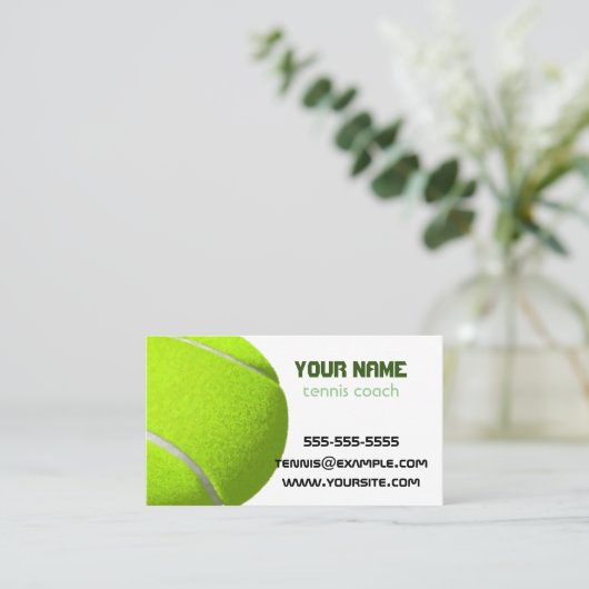 プロフェッショナルテニスコート名刺 名刺 (スタンド正面)