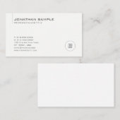 プロフェッショナルテンプレートミニマルモダントレンディー 名刺 (正面/裏面)